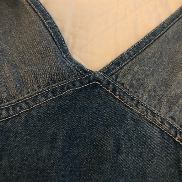 EUC Vintage Carter's “Watch the Wear” Classic Denim Overall Dress / Jumper - Picture 6 of 15